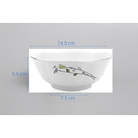 Mua Tô Canh sứ  hình bông cọ số 6   số 7   số 8