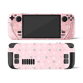 Mua Skin decal dán Steam Deck mẫu Strawberry Daisy (dễ dán  đã cắt sẵn chuẩn theo khuôn máy)