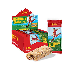 Hộp 12 thanh năng lượng PLAY 2.0 vị trái cây và yến mạch  Thanh ngũ cốc dinh dưỡng PLAY Energy Bar