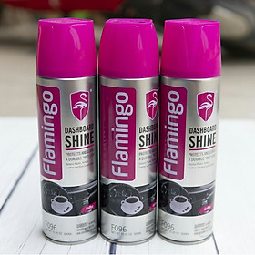 Bình Xịt Dưỡng Bóng Nội Thất Ô Tô Vị Cafe - Flamingo