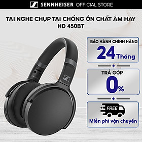 Tai Nghe Bluetooth Chụp Tai Chống Ồn Sennheiser HD 450BT - Hàng Chính Hãng