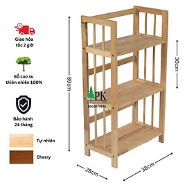 Mua Kệ sách gỗ Phạm Khang 3 tầng rộng 38cm màu tự nhiên