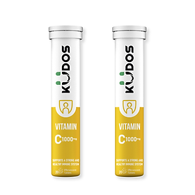 Viên sủi kudos vitamin c 1000mg nâng cao sức đề kháng hương chanh