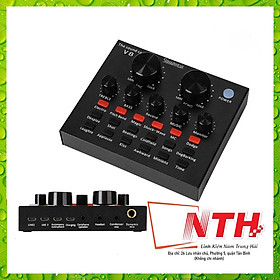 Soundcard V8 Bluetooth thu âm -Ngôn ngữ tiếng Anh