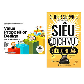 Hình ảnh Combo Sách Kỹ nắng Kinh Doanh: Thiết Kế Giải Pháp Giá Trị + Siêu Dịch Vụ, Siêu Lợi Nhuận