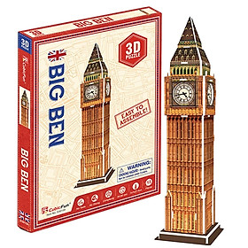 Mô Hình Giấy 3D Đồng Hồ Big Ben - Cubic Fun S3015H (13 Mảnh Ghép)