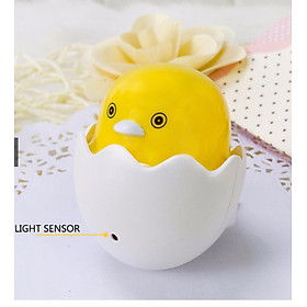 Đèn Ngủ Cảm Ứng Gà Con Dễ Thương Ánh Sáng Vàng Nắng Dịu Nhẹ Cắm Điện 220V Tiết Kiệm Điện - Đèn Ngủ Trang Trí - Đèn Đêm