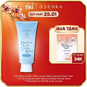 Gel rửa mặt dịu nhẹ Senka Perfect Gel Gentle Wash