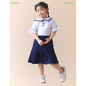 Đồng phục học sinh cấp 3 áo trắng quần đen