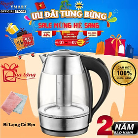Mua Ấm Siêu Tốc Thủy Tinh Cao Cấp 1 8L Lebenlang LBLB2226 (Model New) Kèm Lõi Lọc Trà  2200W  Hàng Chính hãng