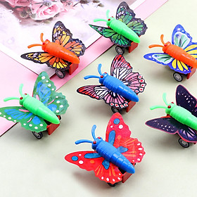 Bộ 09 xe ô tô chạy trớn bánh đà hình Bướm (6.5x5 cm)