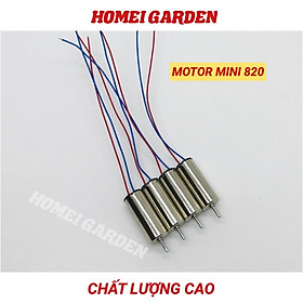 Mua Motor máy bay mini 820 dây xanh đỏ 3.7V từ tính mạnh tốc độ 48000 RPM - D0248