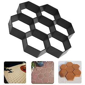 30*30cm DIY Driveway Paving Pavement Stone Mold Concrete Stepping Pathmate Mould