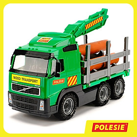 Xe đồ chơi trẻ em chỡ gỗ nhỏ Volvo PowerTruck Polesie Toys