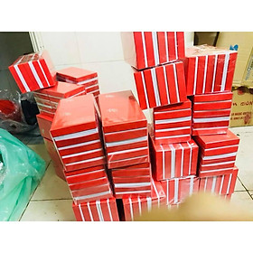 Mua Combo 10 hộp trang sức hoa hồng + 10 hộp nơ đỏ đựng vòng giá tốt