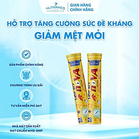 Viên sủi N.o.v.a hỗ trợ tăng cường sức đề kháng, giảm căng thẳng, mệt mỏi (20 viên) - Nutramed