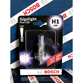 Bóng đèn tăng sáng Bosch. H1 12V 55W Plus 120% , vỉ 1 bóng , đèn sương mù , đèn cốt , đèn pha
