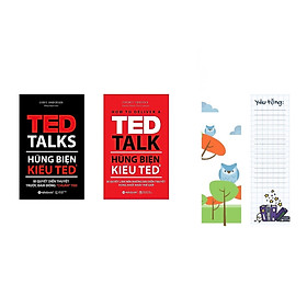 Bộ Sách Hay Nhất Về Hùng Biện ( Hùng biện kiểu TED1: Bí quyết diễn thuyết trước đám đông “chuẩn” TED + Hùng biện kiểu TED2: Bí quyết làm nên những bài diễn thuyết hứng khởi nhất thế giới ) tặng kèm bookmark Sáng Tạo
