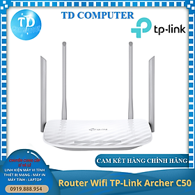 Bộ phát Wifi TP-Link Archer C50 Router băng tầng kép AC1200