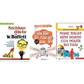 Combo Sách Lược Đầu Tư Của W. Buffett +  Nghệ Thuật Tinh Tế Của Việc "Đếch" Quan Tâm + Bí Quyết Thành Công - Nghệ Thuật Kinh Doanh Của Người Do Thái