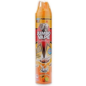 Bình xịt côn trùng Jumbo 600ml hương cam chanh diệt tất cả các loại côn trùng hiệu quả ngay tức khắc