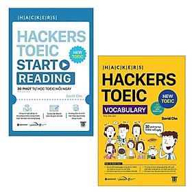 Combo Đọc Hiểu TOEIC: Hackers TOEIC Start Reading + Hackers TOEIC Vocabulary 