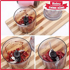 Mua Máy Xay Sinh Tố Modosa Đa Năng Nắp Nâu Xay Cả Đá Xay Cả Thịt - Hàng Chính Hãng