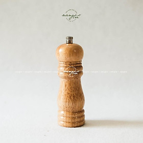 Cối xay tiêu bằng gỗ - Xay tiêu cầm tay - Wooden pepper mill