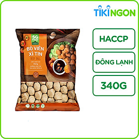 Bò viên xì tin SG Food Đông Lạnh 340g