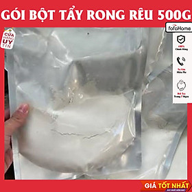 Bột Tẩy Rong Rêu Cho Sân Xi Măng, Sân Gạch Vỉa Hè Hiệu Quả 1 Gói 500G