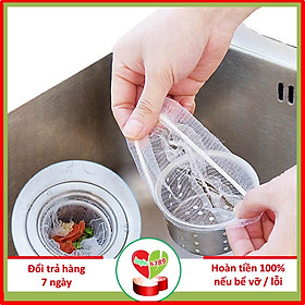 Mua (QUÁ TIỆN DỤNG) set 100 túi lưới lọc rác lót bồn rửa bát chống tắc bồn rửa chén bát - Duonghieu6789