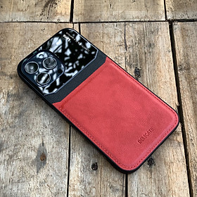 Ốp lưng da thời trang kết hợp MICA dành cho iPhone 13 / 13 Pro / 13 Pro Max / 13 Mini - Hàng nhập khẩu