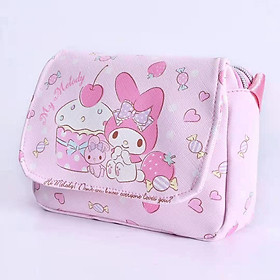 Hoạt Hình Túi Xách Thời Trang Mới Hello Kitty Túi Nữ Da Đeo Chéo Túi Đeo Vai Cinnamoroll Dây Kéo Túi Đựng Điện T