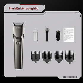 Tông đơ cắt tóc đa chức năng Enchen Beardo2 chất liệu thép không gỉ nhiều cữ linh hoạt - Hàng chính hãng