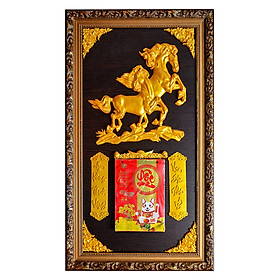 Lịch Gỗ Phù Điêu Mã Đáo Thành Công - SK046