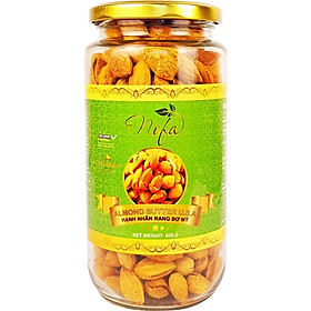 Hạnh nhân rang bơ NOFA thơm giòn 500g,  Hạt hạnh nhân Mỹ vỏ mỏng