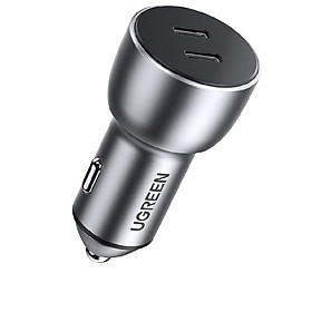 Mua sạc xe cổng type C và usb A chuẩn quick charge 3 màu bạc Ugreen 213PQ70594CD PD QC3.0 36W hàng chính hãng