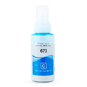 Mua Chai mực mã 673 màu xanh dành cho máy Epson 1390/1400/1430/L1800/L805/L800/L850- Hàng nhập khẩu