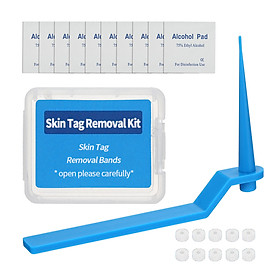 Skin Tag Removal Kit Skin Tag Remover Skin Mole Wart Remover Micro Band Skin Tag Removal Kit with Cleaning Pads Mole