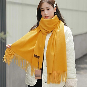 KHĂN CHOÀNG CASHMERE TRƠN MÀU CAO CẤP HÀNG LOẠI I MS08