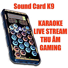 Mua Sound Card K9 Bluetooth  Vang Mini Karaoke  Live Stream  Thu Âm Nhỏ Gọn Bỏ Túi