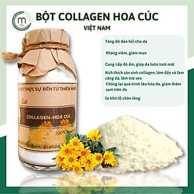 Bột Collagen Hoa Cúc đắp mặt nạ nguyên chất từ thiên nhiên 100ml handmade