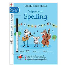 Usborne Key Skills Wipe-Clean: Spelling 7-8