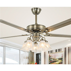 Mua Quạt Trần Động Cơ DC 2 Chiều 6 Tốc Độ Gió  5 Cánh  6 Đèn  - 95GS(Quạt Điện)