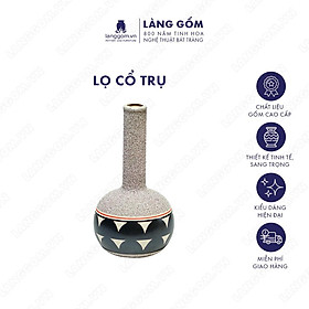 Mua Bình hoa  lọ hoa Gốm sứ Bát Tràng cao cấp Men mát cổ trụ dùng làm quà tặng  trang trí - Làng Gốm Bát Tràng