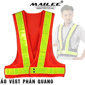 Áo Lưới Phản Quang Xe Đạp Dạng Vest LA-2026 Cho Đạp Xe Đạp/ Xe Máy An Toàn Ban Đêm Có Phản Quang (áo size người lớn) - Mai Lee