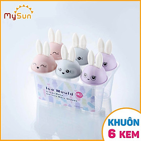 Mua Khuôn khay dung cụ LÀM KEM que tại nhà tiện lợi có bộ hộp khya bằng nhựa PP an toàn MySun