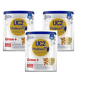 Combo 3 lon Sữa công thức UC2 Platinum Grow+ lon 800g