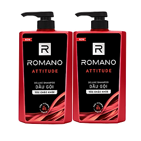 Bộ 2 Chai Dầu gội Romano Attitude + Tặng 5 gói dầu gội Romano