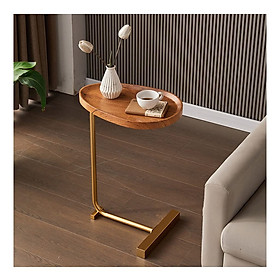 Bàn cà phê Farmhouse Accent Blister, C Tea Table, Oval Living Room Sofa Table